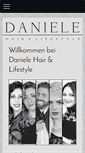 Mobile Screenshot of daniele-hair.de