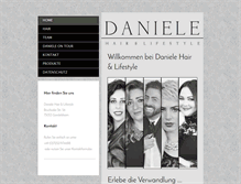 Tablet Screenshot of daniele-hair.de